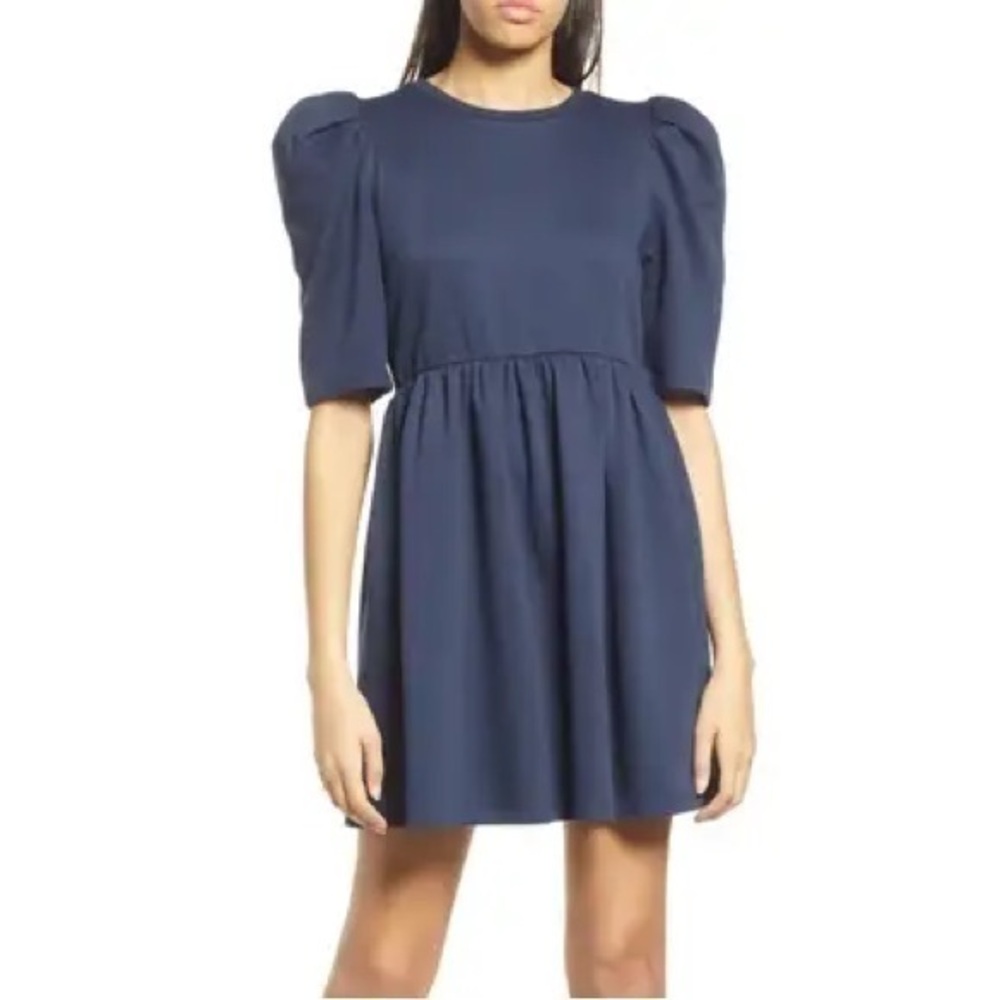 EUC Treasure & Bond Puff Sleeve Minidress Size L